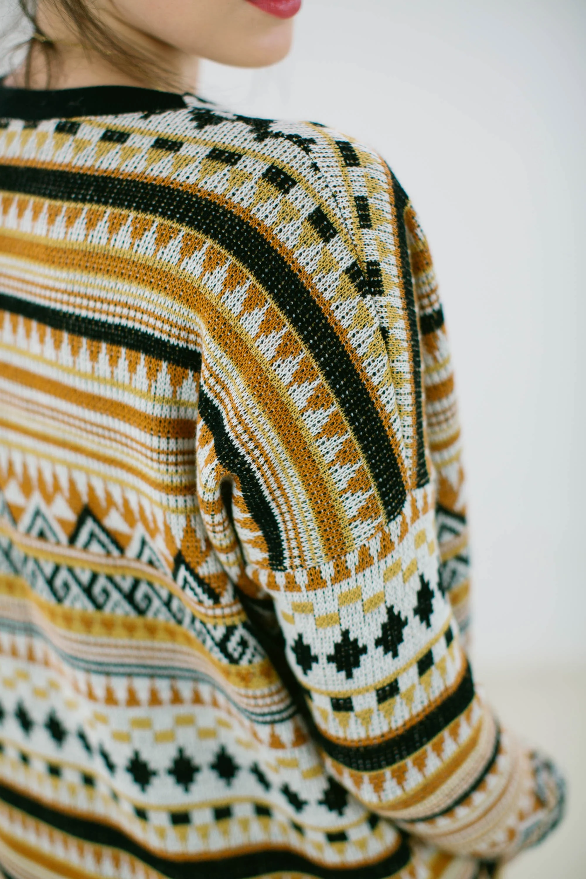 Cardigan Mona in peruvian print - Image 3