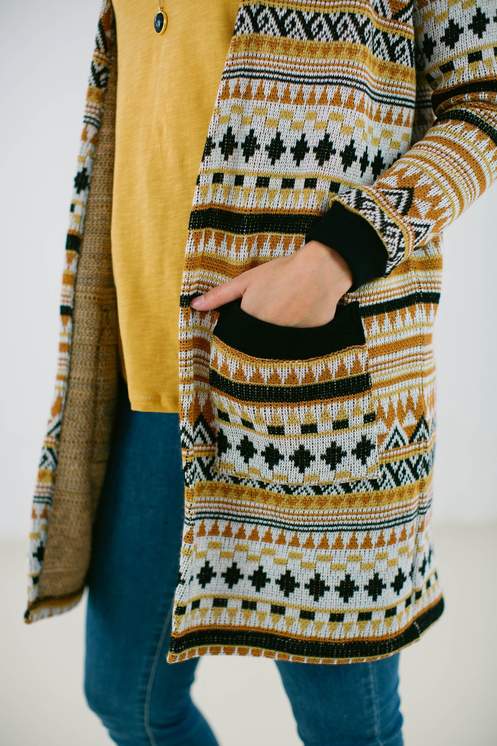 Cardigan Mona in peruvian print - Image 4