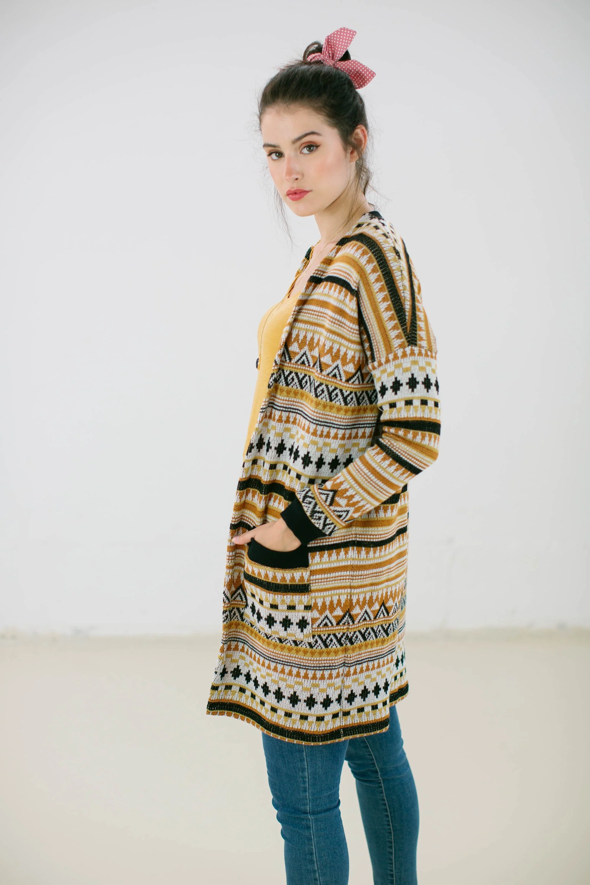 Cardigan Mona in peruvian print - Image 6