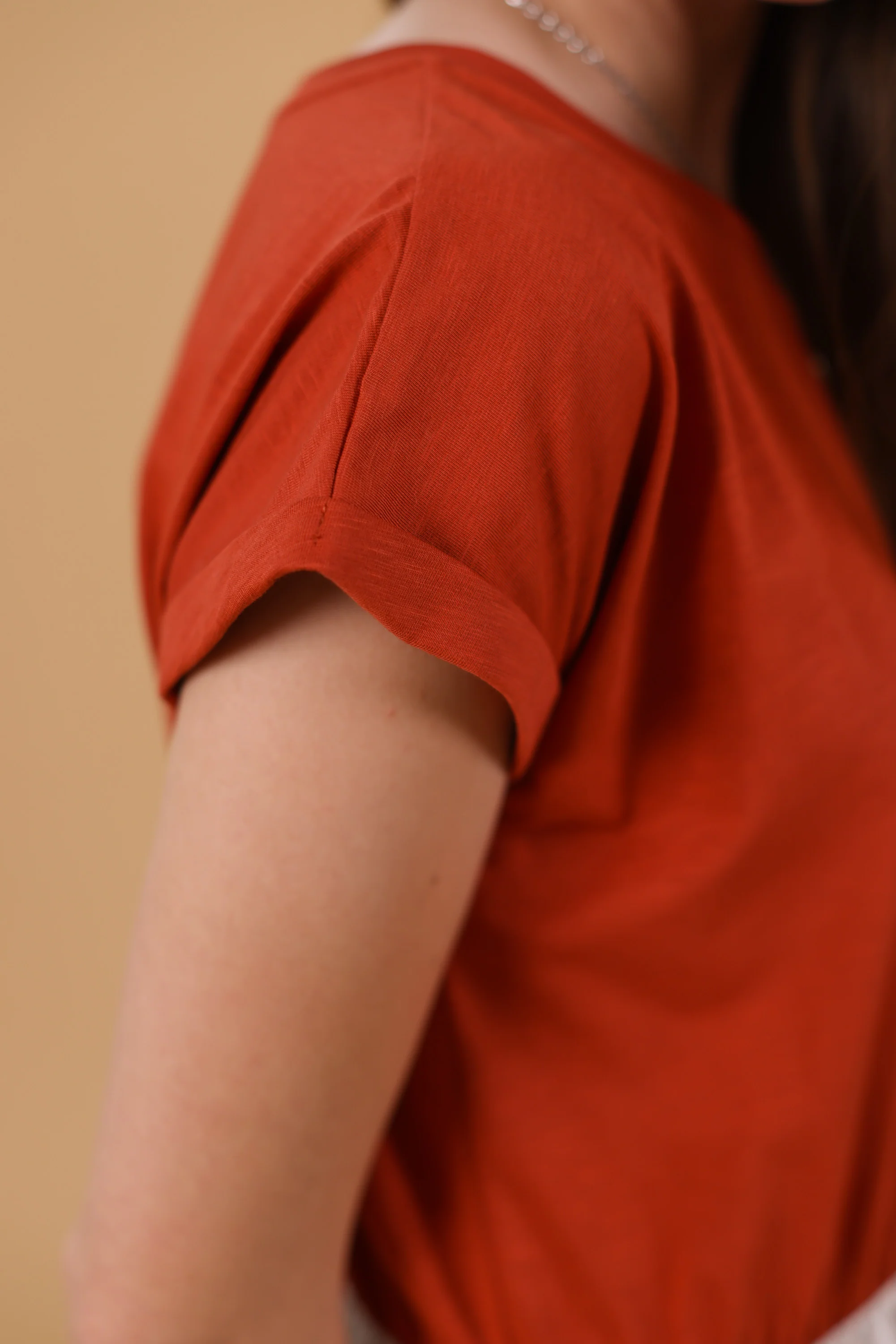 Dress Annie Burnt Orange Lace - Image 8