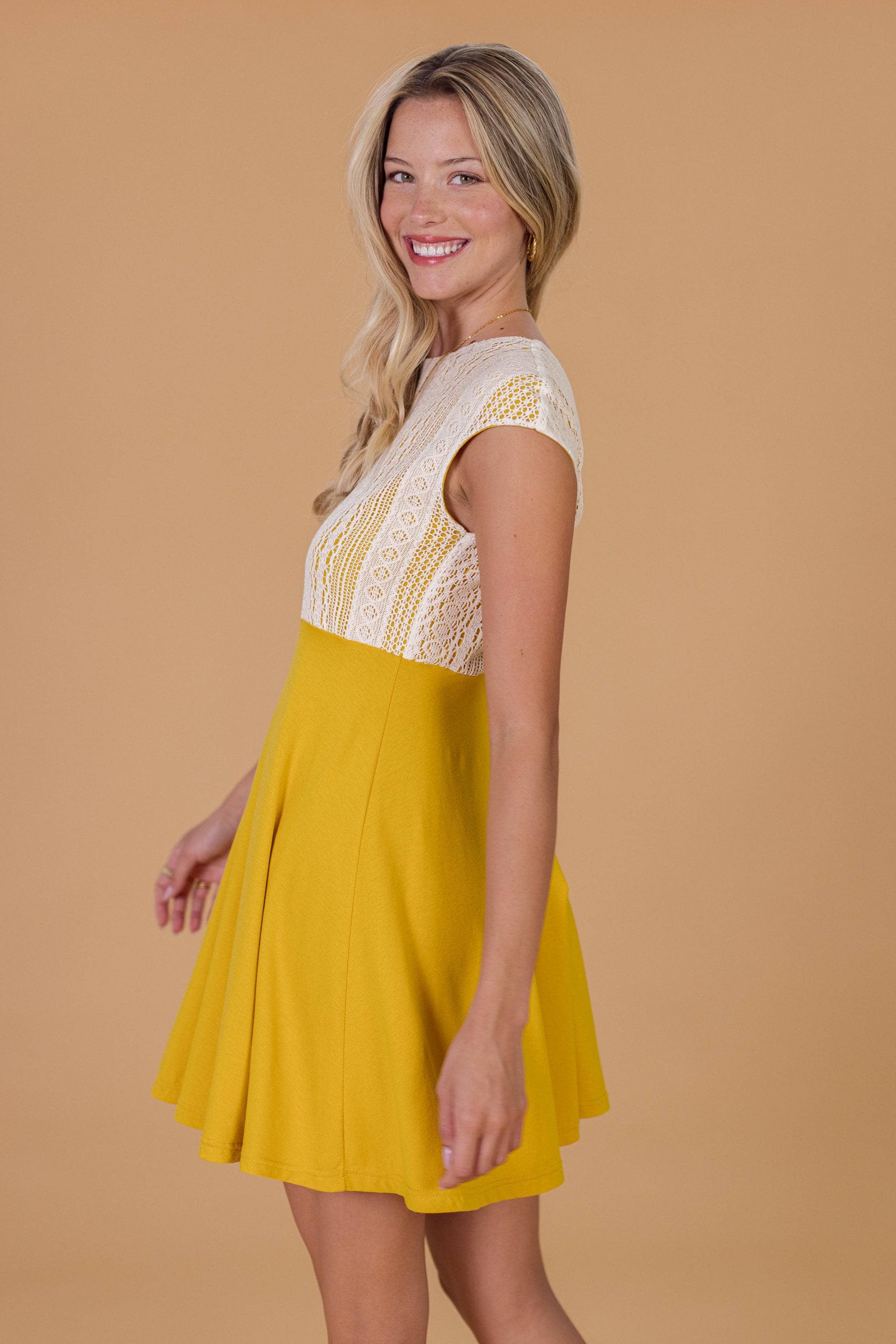 Dress Dylan Mustard - Image 6