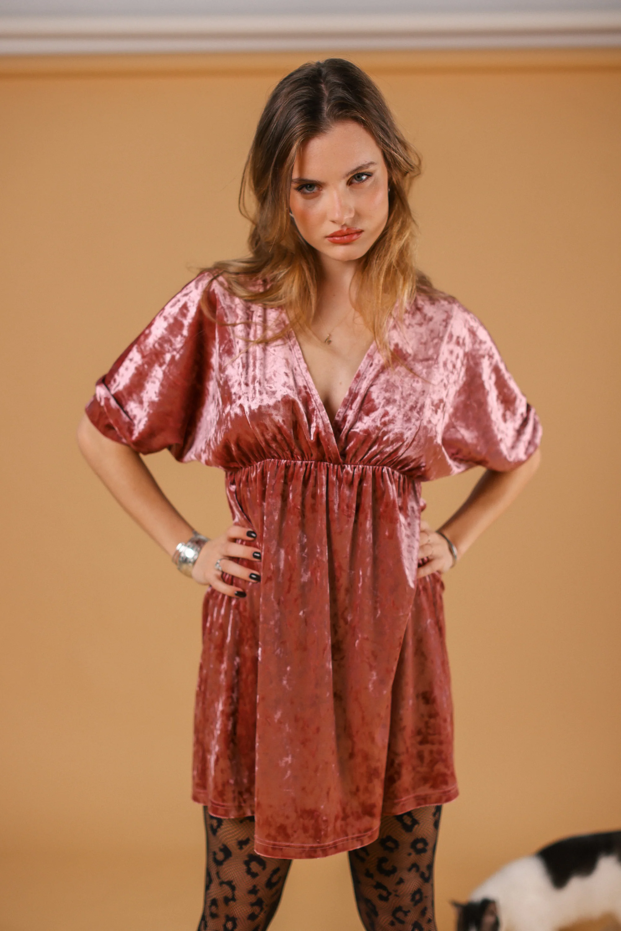 Dress Linet Crushed Pink - Image 11