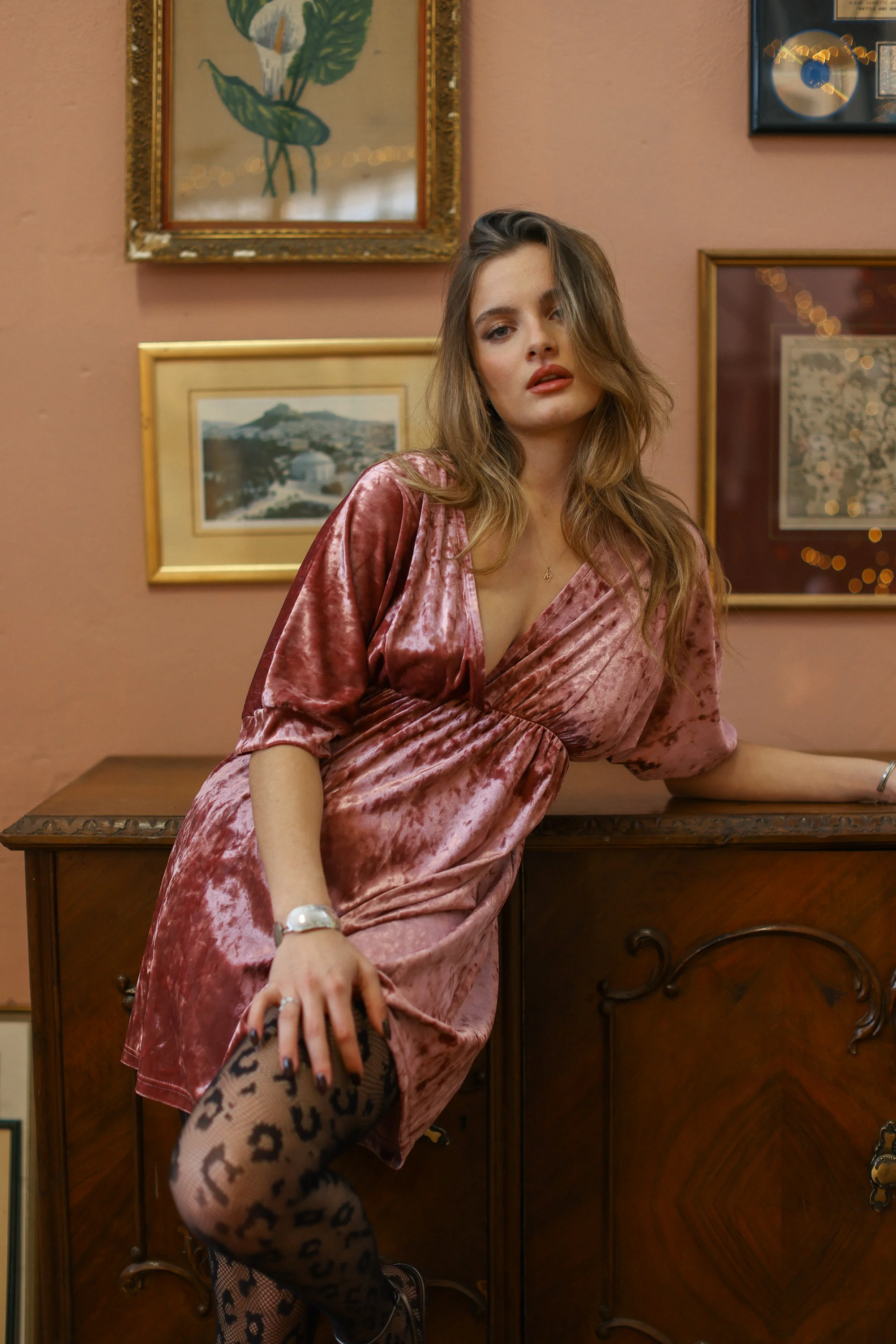 Dress Linet Crushed Pink - Image 5