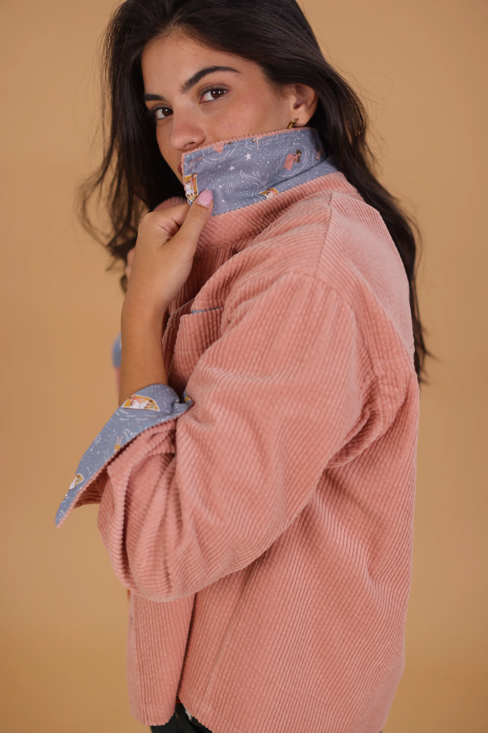 Jacket Calla Dusty Pink Boats - Image 3