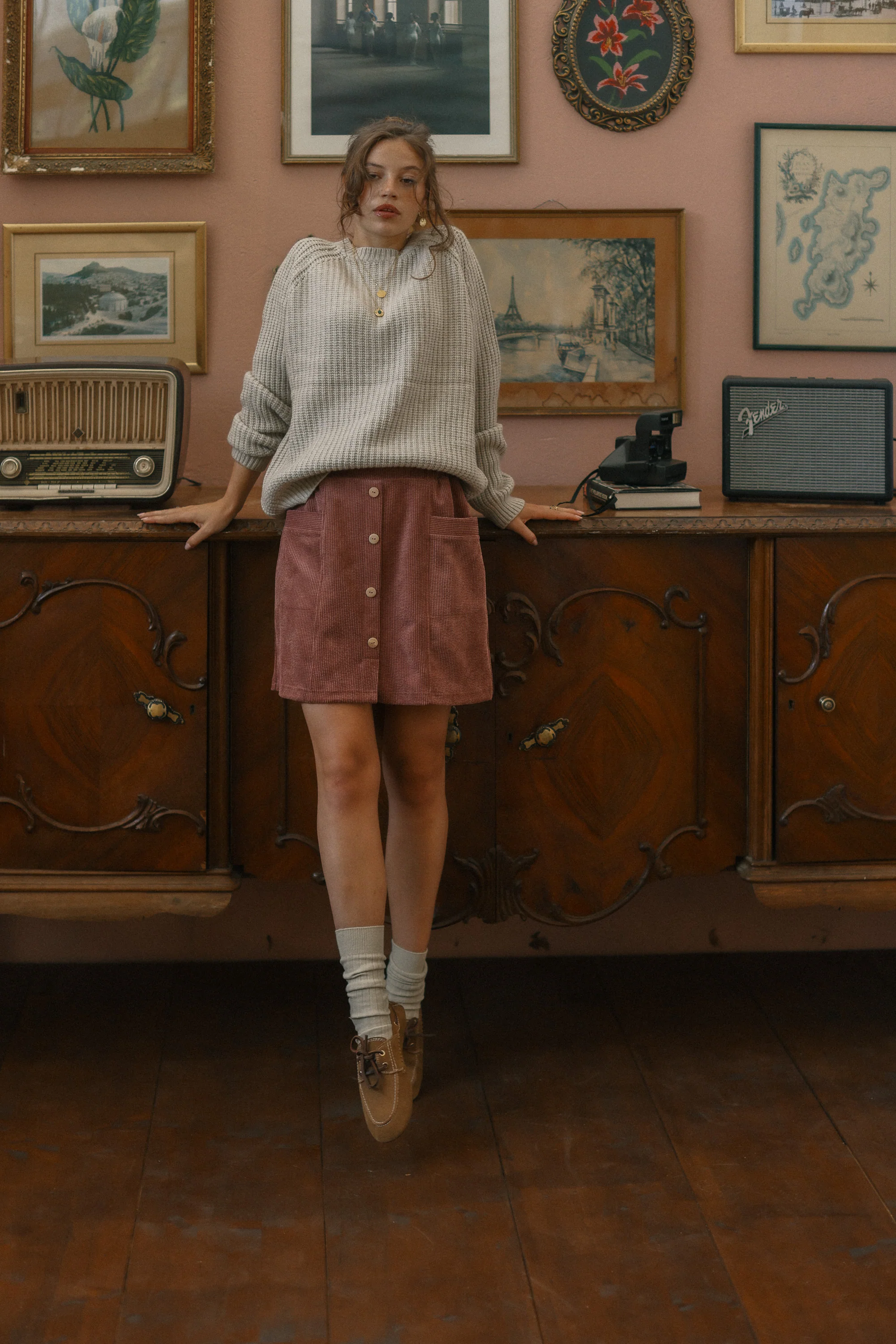 Skirt Maxine Dusty Pink - Image 3