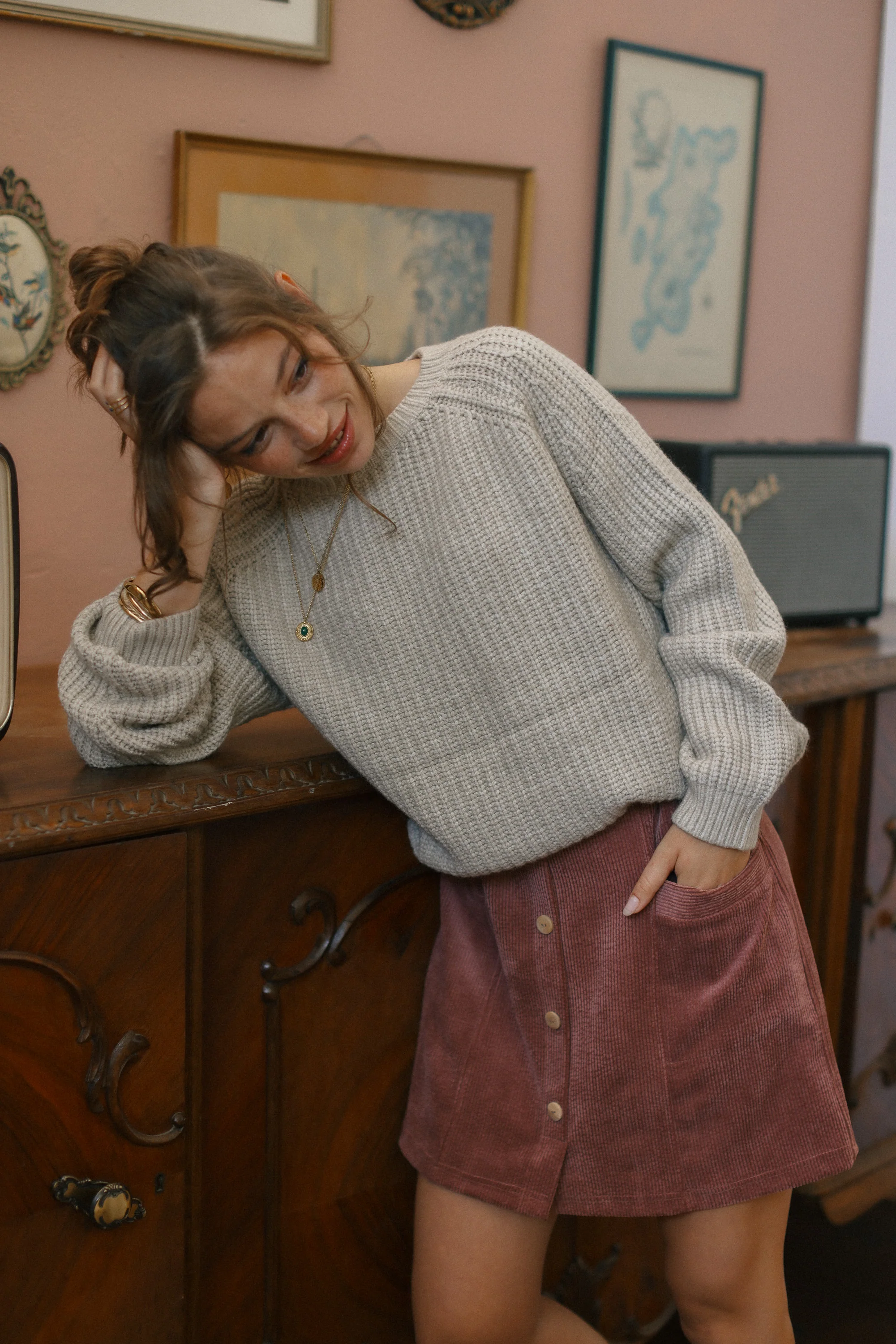 Skirt Maxine Dusty Pink - Image 6