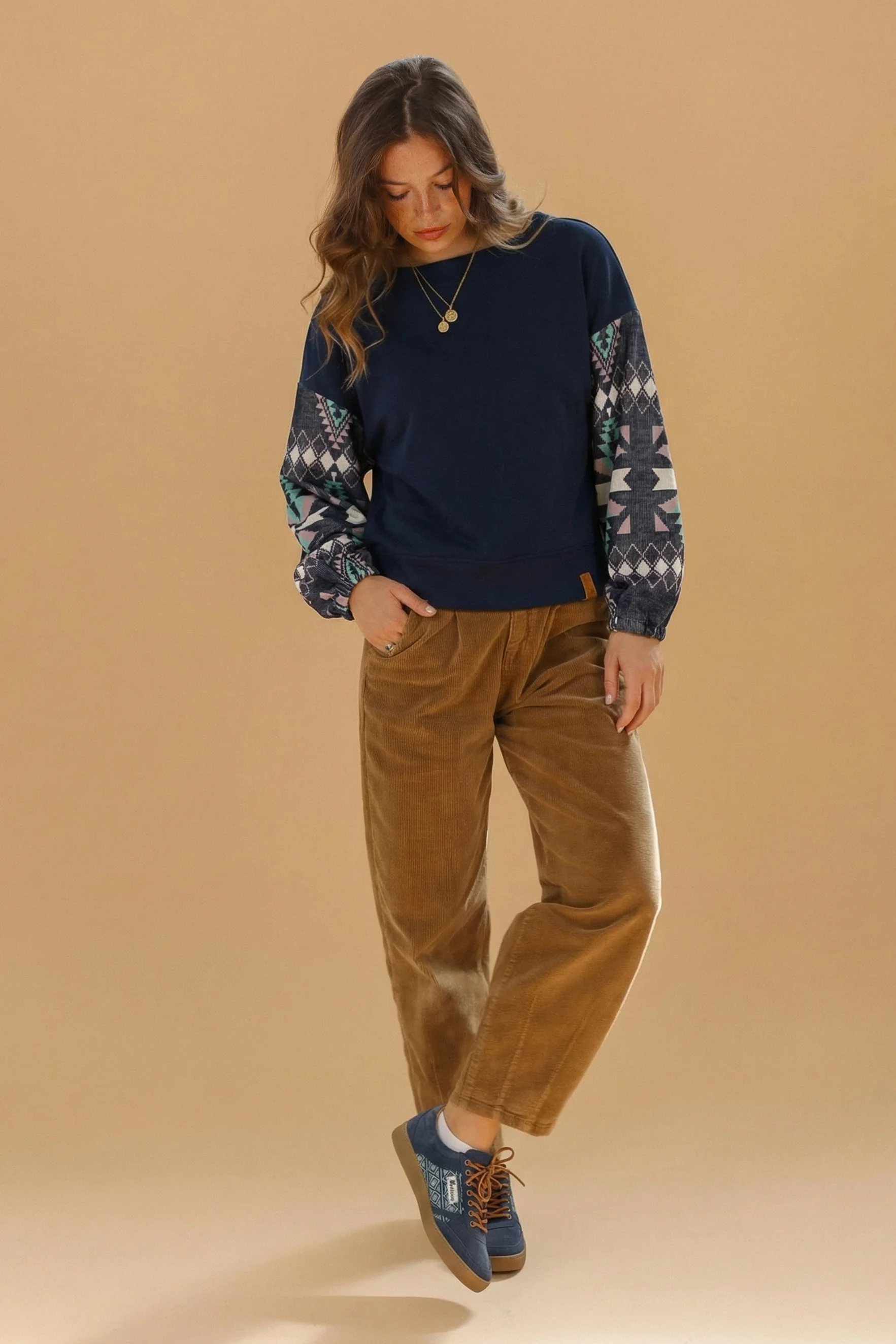 Sweater Caelia Blue Nomad - Image 3