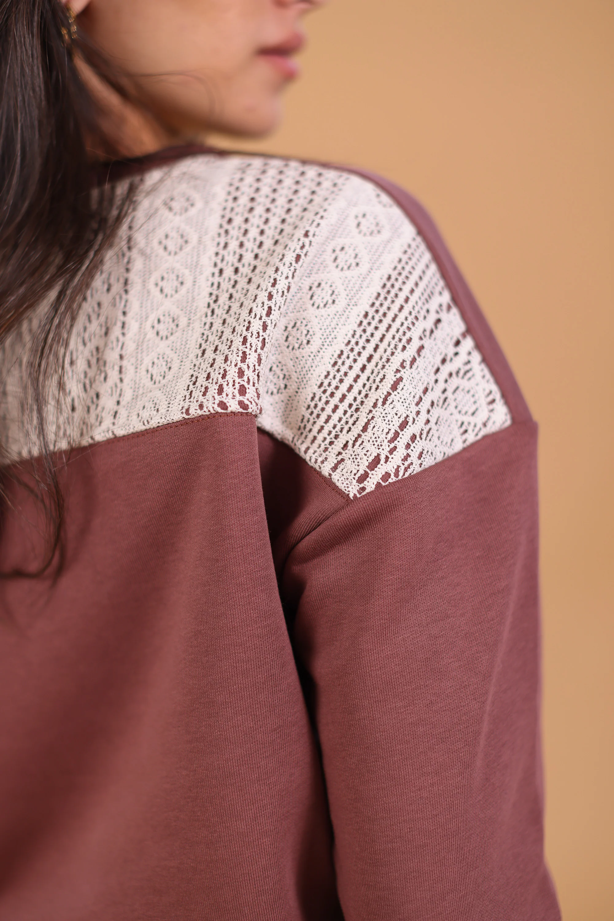 Sweater Merlin Raspberry Lace - Image 5