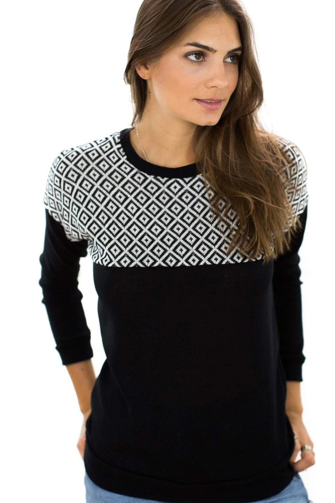 Sweater Phoria Black White - Image 4