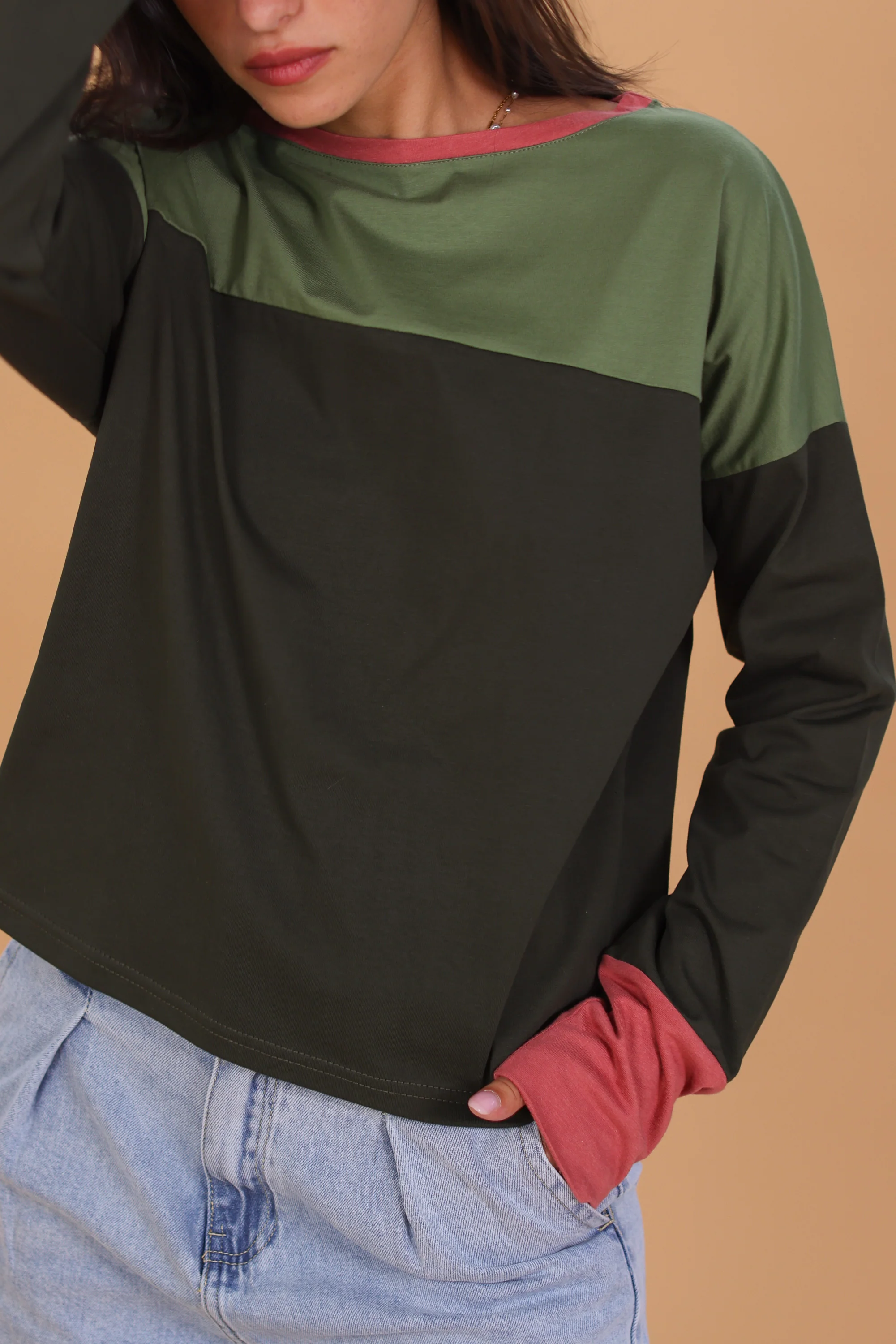 Top Dalianne Green Olive - Image 4