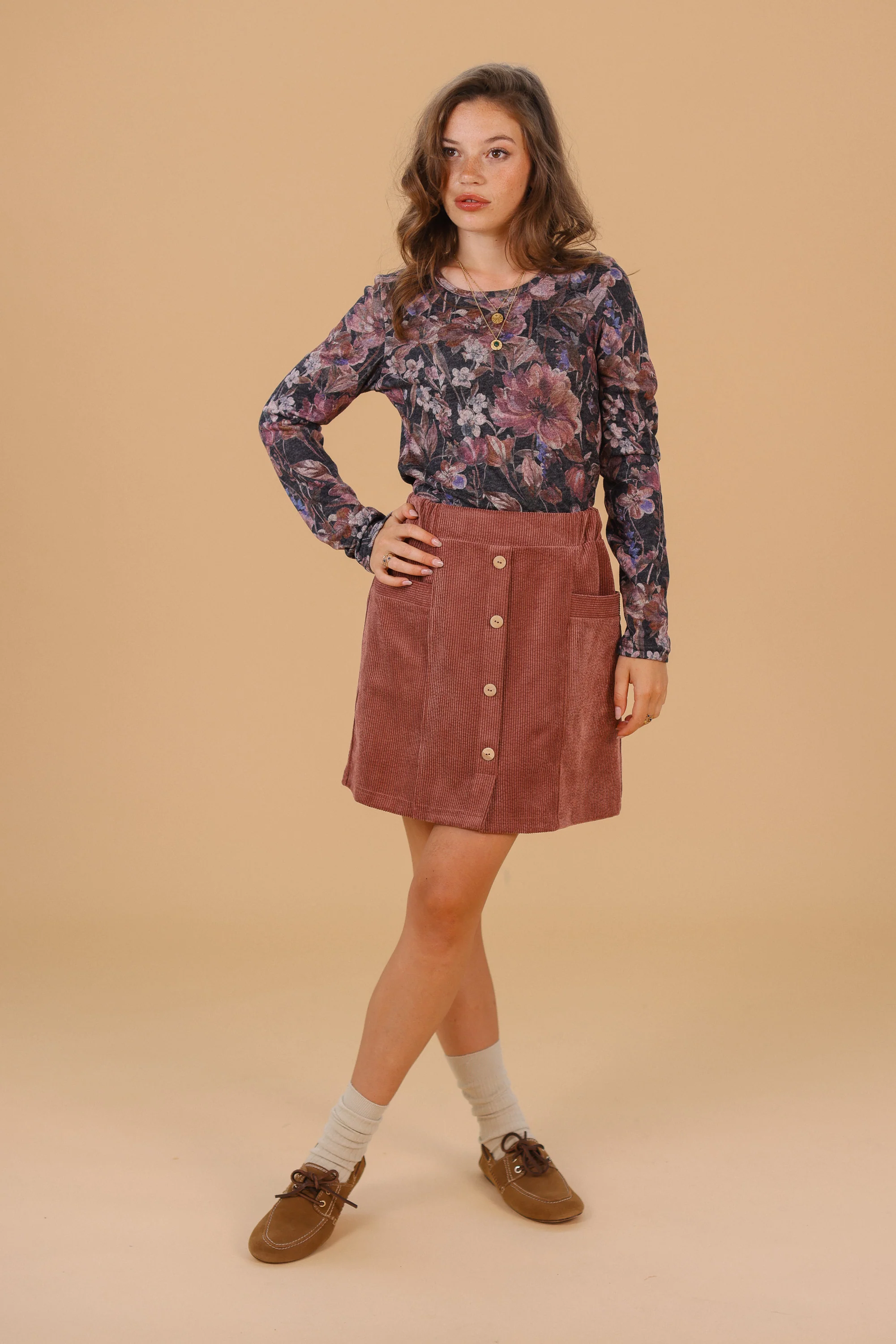 Top Marlena Purple Flowers - Image 3