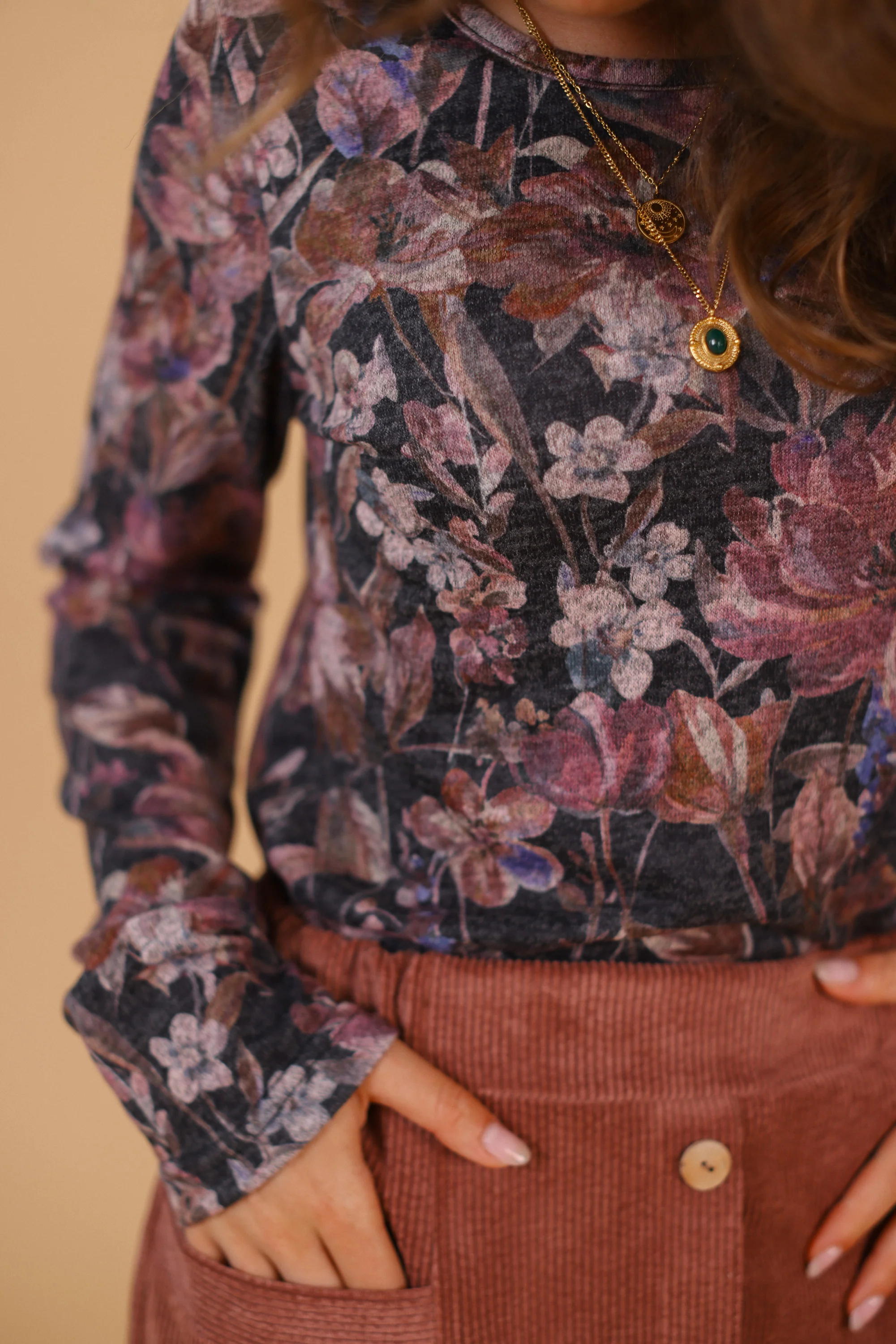 Top Marlena Purple Flowers - Image 5